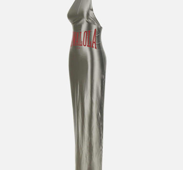 Abito in tessuto tecnico metallizzato MOSS24DR01898 316 MOWALOLA 