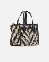 Borsa a mano "Miss Marcella" BS8065 ZEBRANEROBIANCO MARCELLA CLUB GIANNI CHIARINI 
