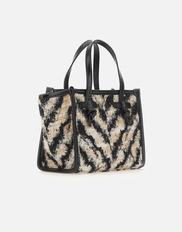 Borsa a mano "Miss Marcella" BS8065 ZEBRANEROBIANCO MARCELLA CLUB GIANNI CHIARINI 
