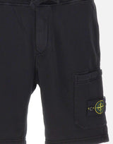 Bermuda in felpa di cotone biologico 6200011S0051 V0029 STONE ISLAND 