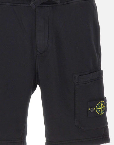 Bermuda in felpa di cotone biologico 6200011S0051 V0029 STONE ISLAND 