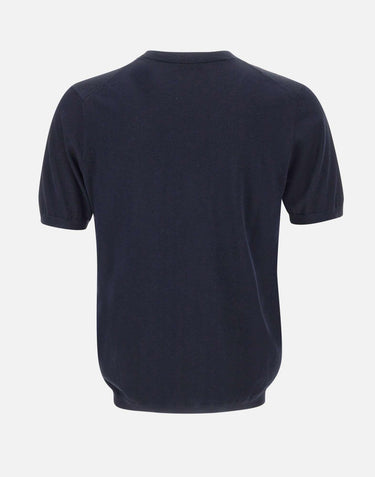 Maglia a maniche corte in misto seta e cotone 300421 038 KANGRA 