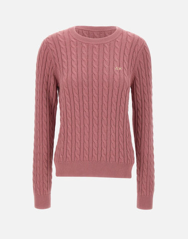 "Cable knit sweater" K35224 57 SUN68 