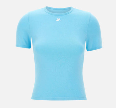 T-shirt "Signature Contrast" 125JTS017JS0203 7027 COURREGES 