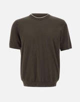 Maglia a maniche corte con profili a contrasto 301421 232 KANGRA 