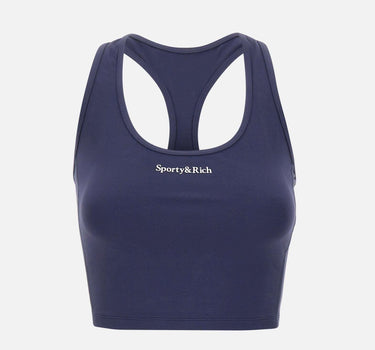 Canotta sportiva con logo Serif TO02366300BL106 DKNAVY SPORTY & RICH 