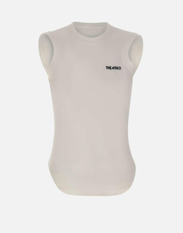 Canotta con orlo a camicia 260WCN00003 JJJ025AA001 THE ATTICO 
