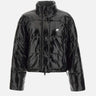 "Cropped Vinyl Puffer Jkt" 323CMA106VY0016 BLACK COURREGES 