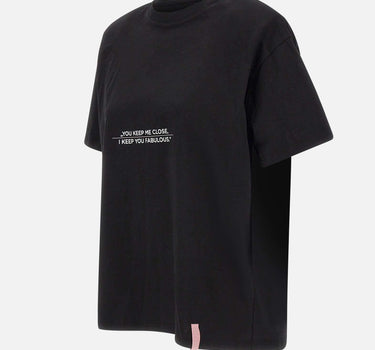 T-shirt "Pola" A0037NER52A NERO TWENTYFOURHAITCH 