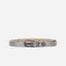 Cintura in pelle metallizzata CN9903704 VNCMETCITYNOIRE GIANNI CHIARINI 