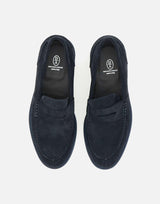 Mocassini "Velour" in camoscio LM10342CR VELURNAVY DUCA DEGLI ABRUZZI 