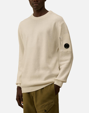 "Cotton Chenille Crewneck Sweater" 19CMKN017A 005558G103 C.P. COMPANY 