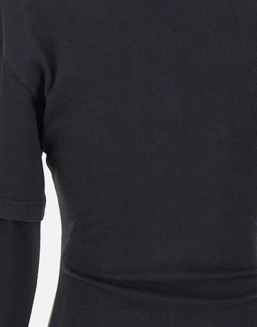 Maglia "Logo Print Double Sleeves" 326JTS275JS0305 STONEWASHEDGRYBLK COURREGES 