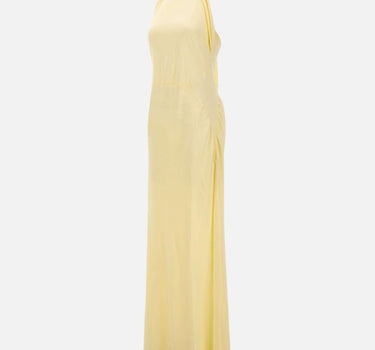 Abito lungo in marocaine con sciarpa 2A778A N0218 BLUMARINE 