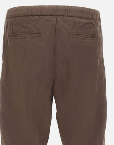 Pantaloni in misto lino con coulisse 26PG1649 82 PERFECTION 