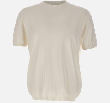 Maglia a maniche corte in misto seta e cotone 300421 025 KANGRA 