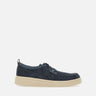 Stringate "Polden Moc Suede" 180866 NAVY CLARKS 