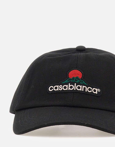 "Mountains embroidered patch cap" APF25HAT002 05 CASABLANCA 