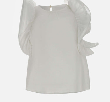 Top  in popeline di cotone QP1TZ049 1041 KAOS 