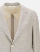 Blazer  in lana, seta e lino ES688AE77 ESIF64523150 LARDINI 