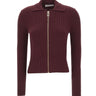Cardigan con zip in lana e cashmere 1326KJU007313A ACAI VICTORIA BECKHAM 