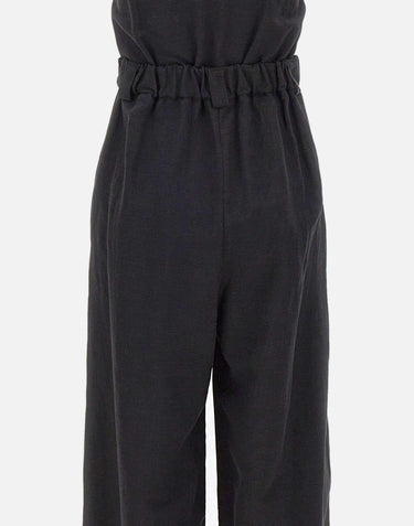 Jumpsuit in lino e viscosa QP5CO038 0001 KAOS 