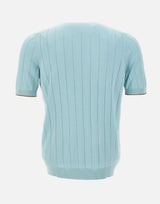 Maglia in seta a maniche corte 43116 23510410 GRAN SASSO 