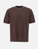 T-shirt in jersey effetto maglia JG000206U 520598800 HERNO 