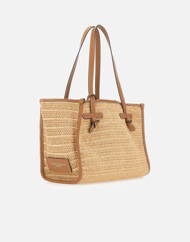 Borsa a spalla "Marcella" BS6849 COMMRVMRKNATURALE MARCELLA CLUB GIANNI CHIARINI 