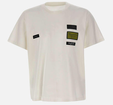 T-shirt con patch logo SH0GC0069 S24311101 MM6 MAISON MARGIELA 