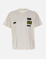 T-shirt con patch logo SH0GC0069 S24311101 MM6 MAISON MARGIELA 