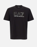 T-shirt "Visibility" in jersey di cotone 7M001307 AF10375UC001 EA7 