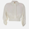 Camicia in georgette con nodo dietro CA14761E2 360 ELISABETTA FRANCHI 
