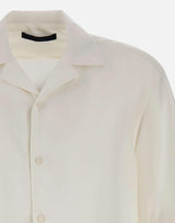 Camicia in misto seta 50564447 920 BOSS 