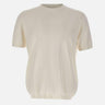 Maglia a maniche corte in misto seta e cotone 300421 025 KANGRA 