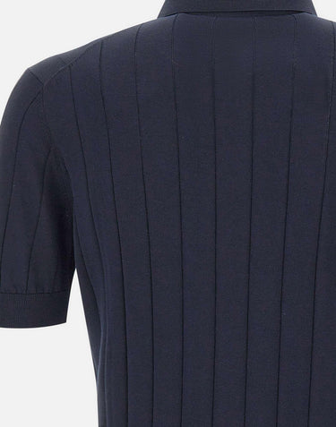 Polo in crepe di cotone PL1MC CR14C890 FILIPPO DE LAURENTIIS 