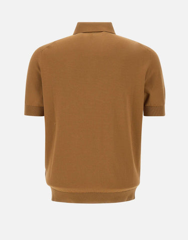 Polo in crepe di cotone PL1MC CR14R090 FILIPPO DE LAURENTIIS 