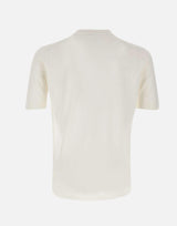 T-shirt in crepe di cotone TS0MC CR14R001 FILIPPO DE LAURENTIIS 