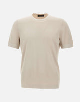 Maglia a maniche corte in cotone biologico 43168 21820011 GRAN SASSO 