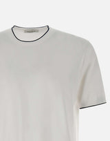 T-shirt in cotone e viscosa 100021 001 KANGRA 