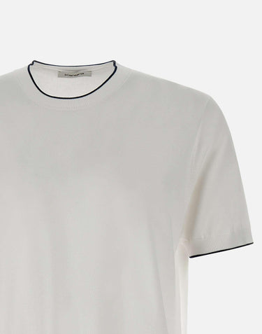 T-shirt in cotone e viscosa 100021 001 KANGRA 