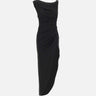 Abito in jersey crêpe con spallina gioiello AB90661E2 110 ELISABETTA FRANCHI 