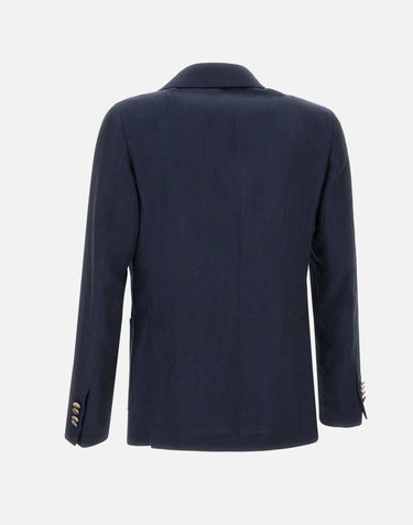 Blazer in lana e lino 3331B 78B SANTANIELLO 