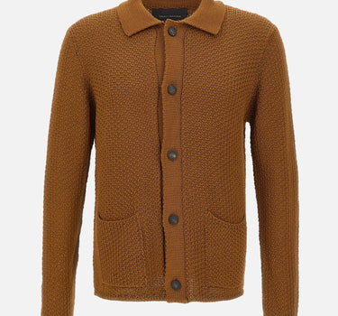Cardigan "Paulie" PAULIEPWE2602 COGNAC TAGLIATORE 