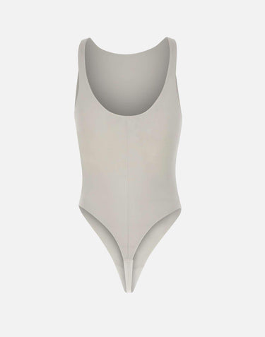 Body in jersey crêpe con dettagli logo BO03462E2 360 ELISABETTA FRANCHI 