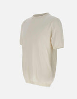 Maglia a maniche corte in misto seta e cotone 300421 025 KANGRA 