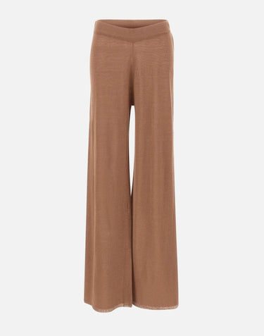 Pantaloni palazzo in maglia di lino 195015 800 KANGRA 