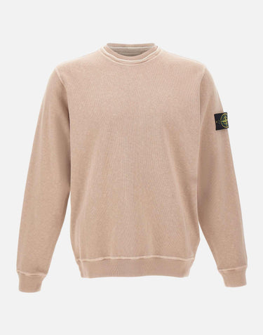 Felpa malfilé effetto "old" 6100034S0060 V019A STONE ISLAND 