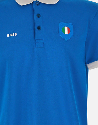 Polo "Paddy" con dettaglio bandiera paese 50559263 430 BOSS 