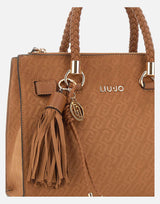 Borsa a mano monogram con charms AA6069T384A X0742 LIU-JO 